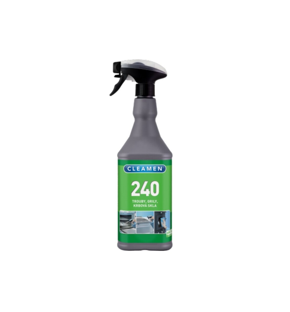 Solutie profesionala pentru curatare reziduuri arse la rece, cuptoare si gratare, Cleamen 240, 1L - imagine 3